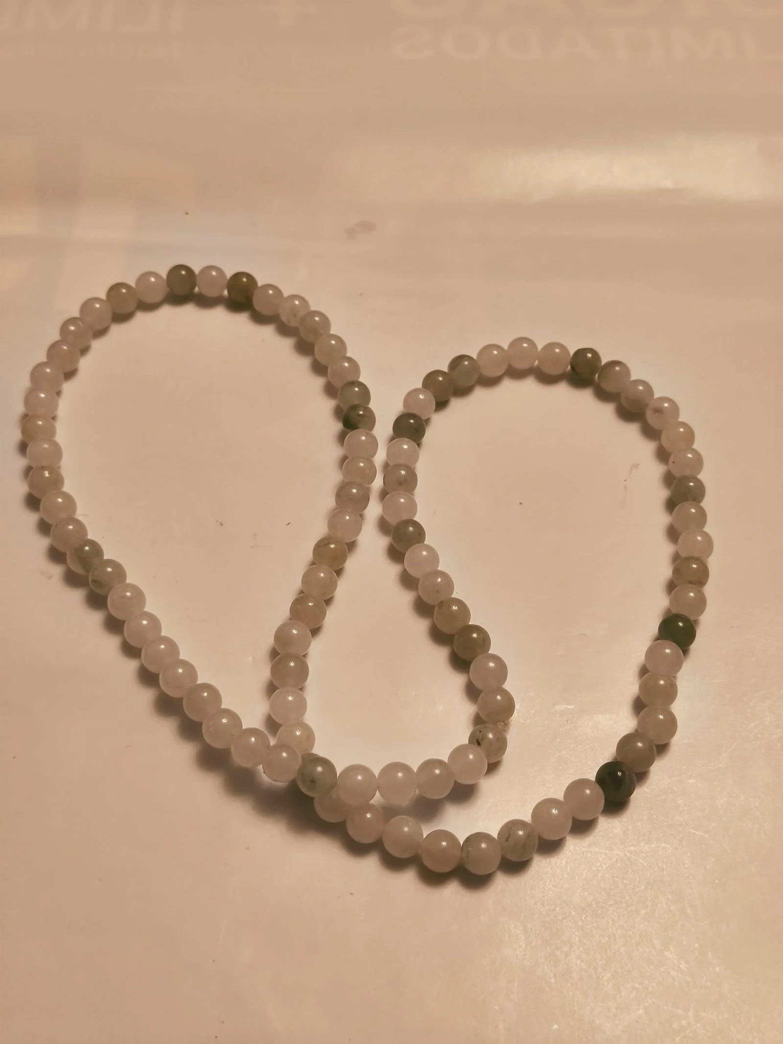 Necklace of light agates with 80 centimeters – photo 9